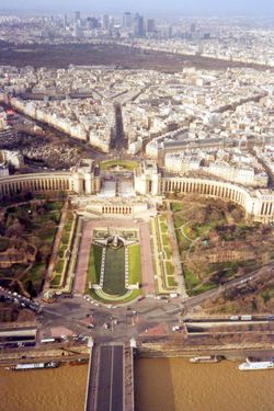 Париж, Франция. Вид с Эйфелевой башни