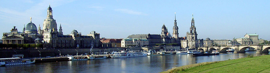панорама города Дрезден. Германия