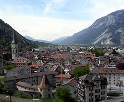 город Кур, Швейцария. Города Швейцарии